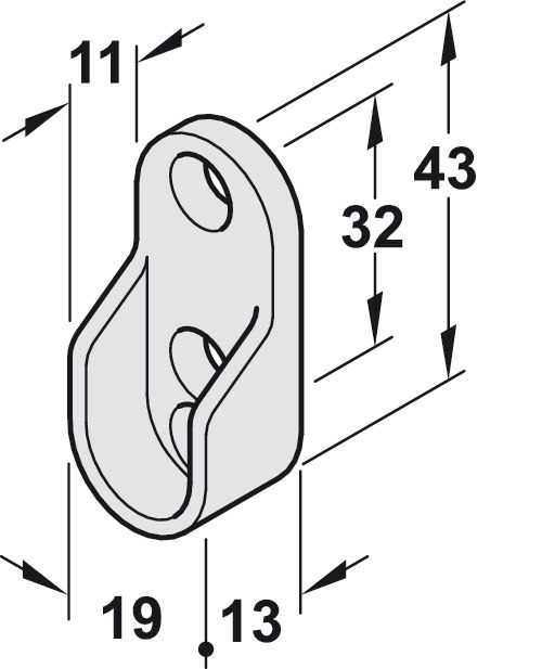 6 Supports d'Extrémité de Rail de Garde-Robe Ovales Support de Tringle de Garde-Robe en Argent 6 Supports d'Extrémité de Rail de Garde-Robe Ovales Support de Tringle de Garde-Robe en Argent